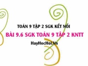 Bài 9.6 SGK Toán 9 tập 2 Kết nối tri thức